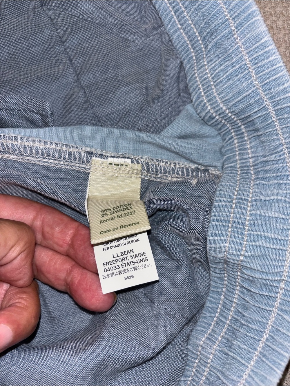 L.L. Bean Light Blue Women’s shorts